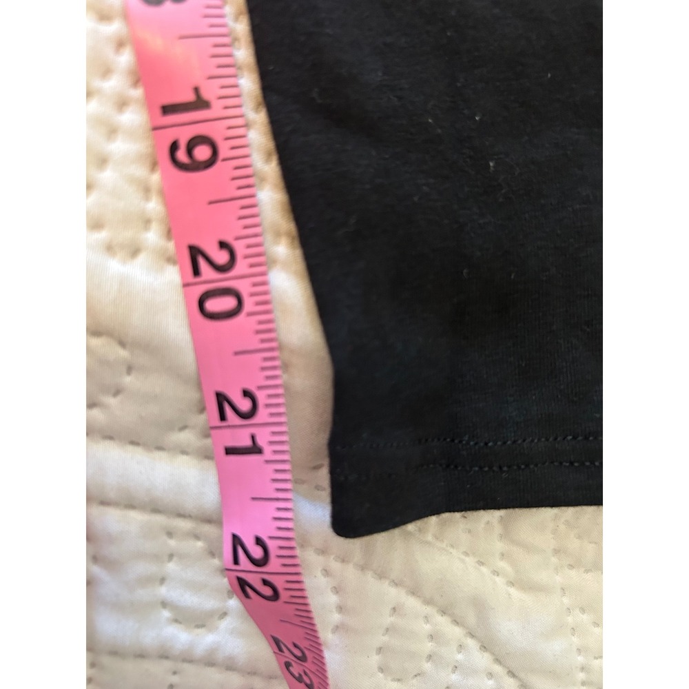 Body Wrappers Leggings Lot 2 Small Purple Cropped Black Ankle Lycra - Picture 4 of 8
